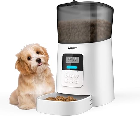 NPET Cordless Pet Feeder, Dog Food 