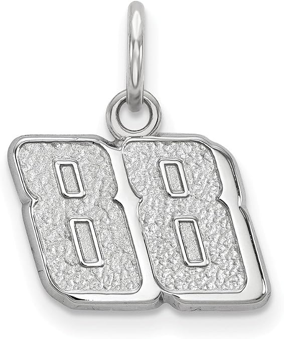 NASCAR 88 Dale Earnhardt Jr Sterling Silver .5