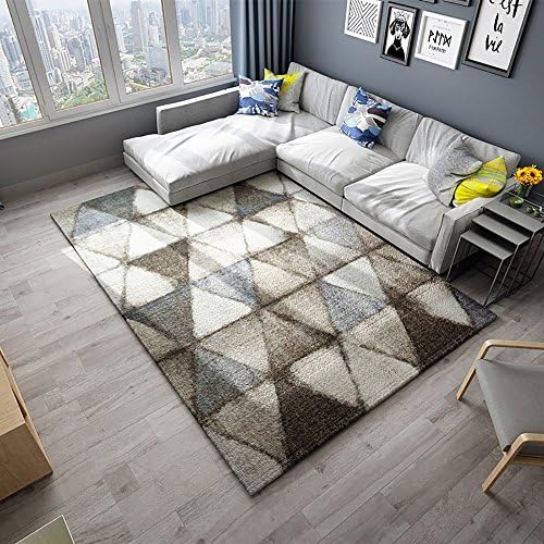 Carpet rug Minimalist abstract modern geometry Polyester Leisure time living room bedroom mats Bedroom (Size : 200 * 300CM, Style : SJ-3)