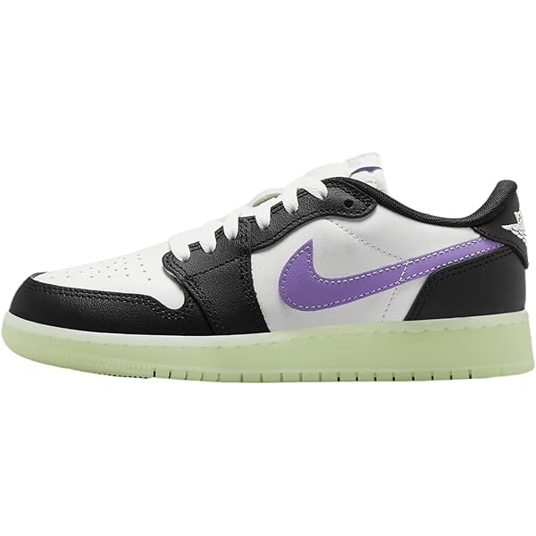 靴 NIKE GS AIR JORDAN 1 LOW \"WHITE POLLEN\" Amazon.com | Nike Youth Jordan 1 Low GS White/Pollen, White