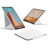PITAKA iPad Pro 12.9 Case, Lightweight & Multi-fold Folio with Magnetic Apple Pencil Holder, Compatible with iPad Pro 12.9'' (2022/2021/2020/2018), and iPad Air M3/M2 13 Inch - White