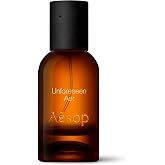 Aesop Unforeseen Aer Eau de Parfum, Unisex Scent, Fresh, Aromatic, 1.7oz | Fresh, aromatic, mineral foug&egrave;re with geranium, lavandin, rosemary and nutmeg, evoking cool, wind-swept heights.