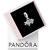PANDORA Airplane, Globe & Suitcase Triple Dangle Charm - Bracelet Charm Moments Bracelets - Stunning Women's Jewelry - Gift for Women - Made with Sterling Silver & Enamel - With Gift Box