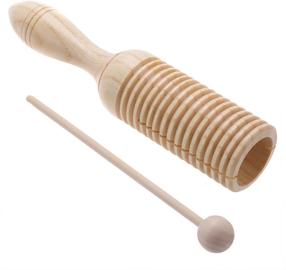 Toogoo R Kid Children Musical Toy Wooden Crow Sounder Percussion Instrument Amazon Co Uk Musical Instruments