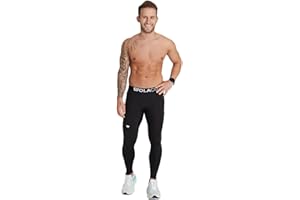 WOLACO Fulton Compression Pant Athletic Baselayer Running Tights for Men