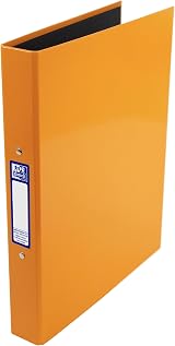 Oxford Premium A4 Ring Binder Orange 25mm 40mm Spine Laminated Board view 4