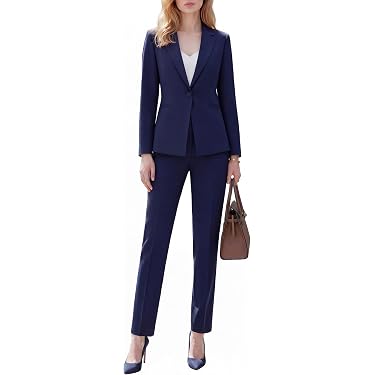 ladies dress suits Indochino Women's Custom Knotting Birdseye Light Blue Suit