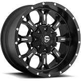 Fuel D517 Krank 18x9 8x6.5" +1mm Black/Milled Wheel Rim 18" Inch D51718908250