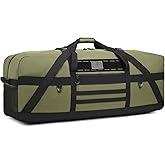 125L Extra Large Duffle Bag for Travel - Heavy Duty Duffle Bag with Multiple Pockets for Camping Gear Travel Storage Tent Storage Sports Equipment, Green