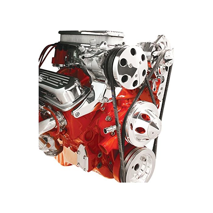 Buy NEW BILLET SPECIALTIES SBC VORTEC POLISHED A/C COMPRESSOR BRACKET