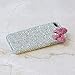 iPhone 6 Bling Case Luxury Bling iPhone 6, 6S Case Cover AB Crystals with 3D Light Pink Bow Sparkle Bedazzled Jeweled Design