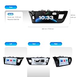 Dasaita Android 13 Car Stereo for Toyota Corolla