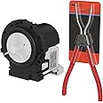 Drain Pump Replacement for LG Front Load Washers, Replaces OE # 4681EA2001T,4681EA1007G, 4681EA2001D, 4681EA2001N ER4681EA2001T, LP1007G, and LP2001T, with 11 Inches Washer Spring Expansion Tool
