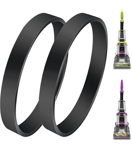 Create Idea Lot De 2 Courroies D'entraînement De Rechange Pour Aspirateur 3M-273 FL12,8 X 339 Compatibles Avec Les Nettoyeurs Vax Platinum Power Max