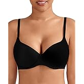 zossav Push Up Bra Padded Demi T Shirt Bras Add 1 Cup Underwire Back Smoothing