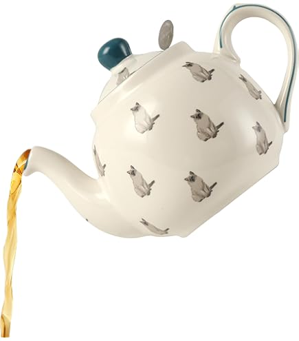 doorlopend een lijn tekening theepot voor thee drinken giet heet water