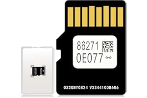 XGEEK 2025 Latest Navigation SD Card Map Update Accessories 86271 0E077 Compatible with Toyota Tacoma HighlanderRAV4 Tundra 4Runner Sienna Prius Venza Mirai CorollaUSA/Canada