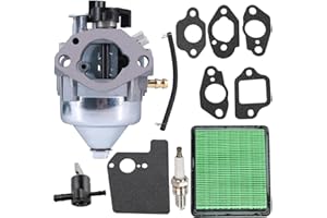 Hettluo GCV170 16100-Z9L-811 Carburetor for Honda HRN216 PKA HRN216 PKAA HRN216 VKA Lawn Mower Carburetor for Honda GCV 170 GCV170LA G5B GCV170LA G5BR GCV170LA S3B Engine with Air Filter Parts