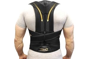 ​ZSZBACE Back Brace Posture Corrector for Men and Women, Full Adjustable for Upper and Lower Back Pain Relief- Scoliosis Hunchback Thoracic Spine Corrections and Back Support