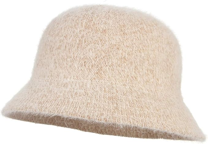 angora bucket hat