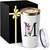 20 Oz Insulated Coffee Cup with Lid Car Tumbler Travel Mug Women Wife Husband Happy Birthday Wedding Romantic Gift Best Cool Day Personalized Unique Special Cute Custom Christmas Xmas Valentines Ideal
