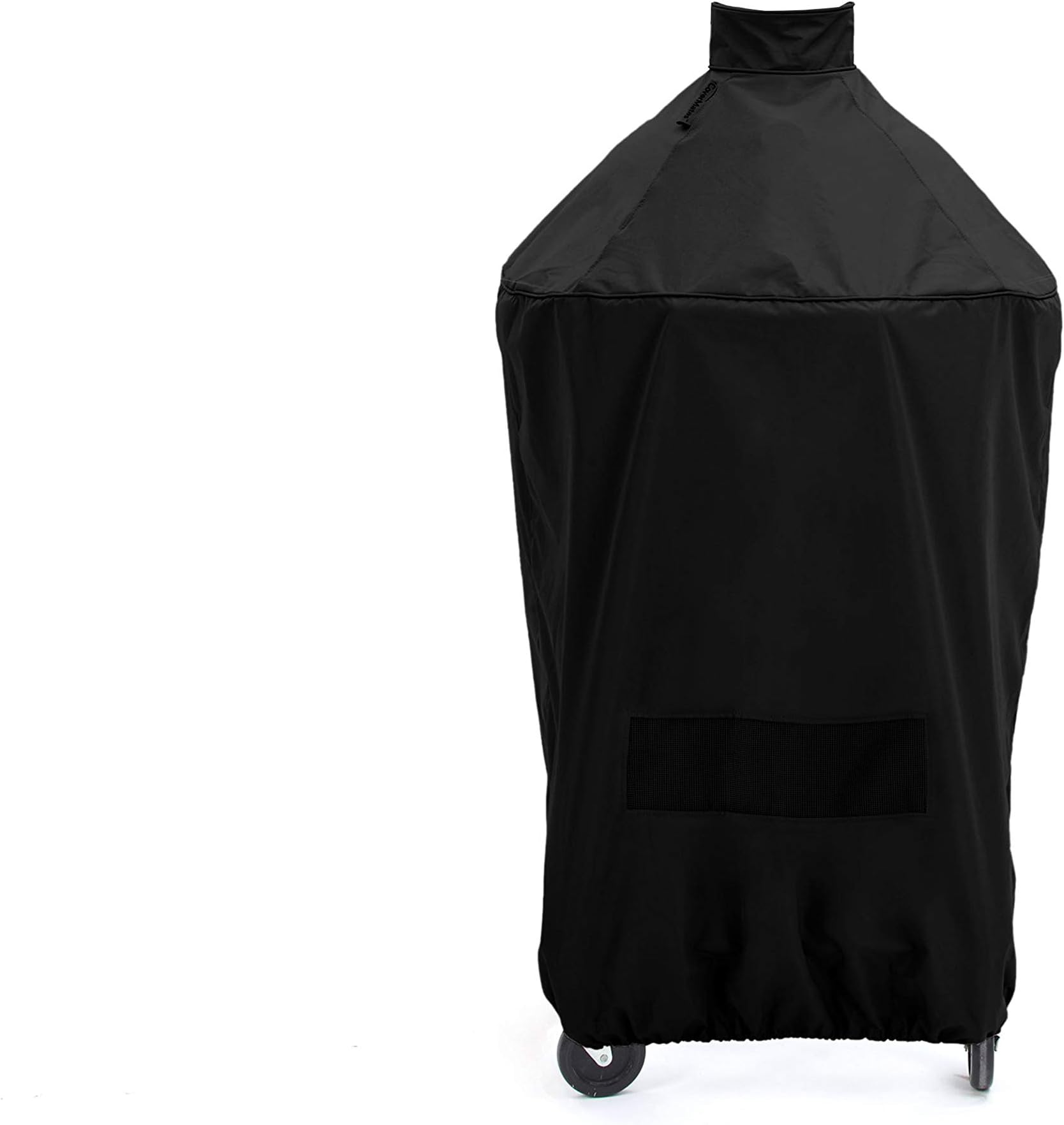 Covermates Kamado Full Grill Cover – Heavy-Duty Polyester, Weather Resistant, BBQ Grill and Smoker - Black