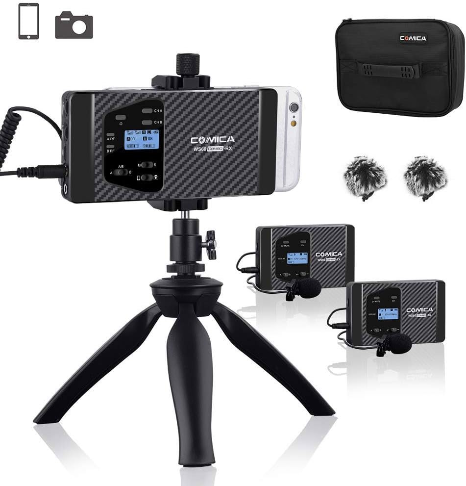 Wireless Microphone, COMICA CVMWS60 COMBO Wireless Amazon.co.uk