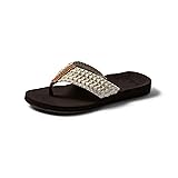 Reef Cushion Threads Womens Flip Flop, Ultra Soft