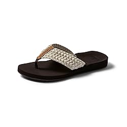 Reef Cushion Threads Womens Flip Flop, Ultra Soft