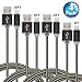 Aasama Nylon Braided 8 Pin Lightning to USB Cable, iPhone Charger 3Feet, 2x 6 Feet, and 10 Feet for iPhone, iPad, iPod (Variety Pack)