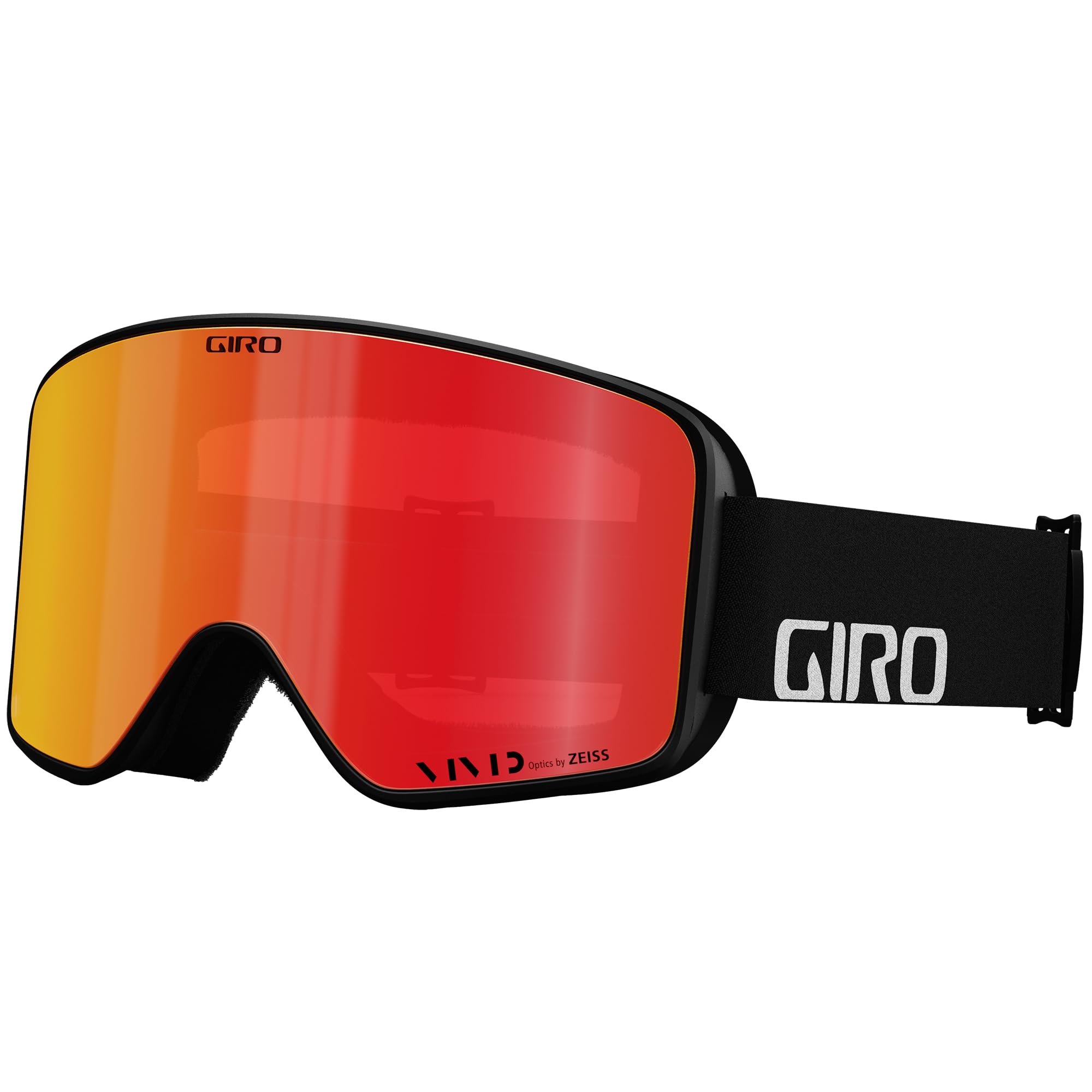Giro Method Snow Goggles - Black Wordmark - Vivid Ember/Vivid Infrared Lens - One Size