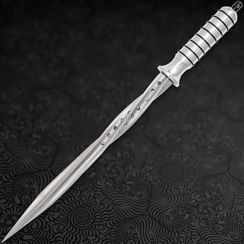 K EXCLUSIVE Titanium Spiral Dagger | Quad-Edged Spiral Blade in