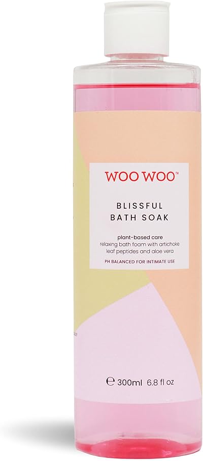 woowoo Blissful Natural Bath Soak 300ml Lavender Rosemary Plant-Based Menopause