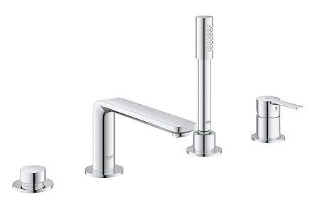 GROHE Lineare Four-Hole Bathtub Faucet with Handshowe