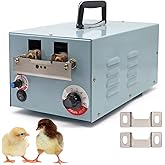 LIUCOGXI 110V Automatic Electric Chicken Debeaking Machine with 2 Blades | Chicken Debeaker Chicken Debeaking Tools Cutting Beak Equipment Poultry Beaks Cutter Machine Chicken Beak Removing Machine