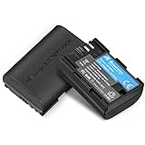 Powerextra LP-E6NH High Capacity Batteries 2950mAh Compatible with Canon LP-E6NH Battery and R5 R6 90D 60D 70D 80D 5D II 5D I