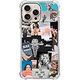 malegaon Cowboy Cowgirl Collage Case for iPhone 16 Pro Max,Western Country Art Pattern,Soft TPU Full Cover Case for iPhone 16 Pro Max