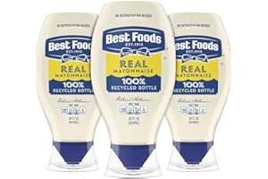 Best Foods Real Mayonnaise Squeeze Bottle For a Creamy Sandwich Spread or Condiment Made With Cage-Free Eggs 20 oz