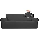 Easy-Going Stretch Sofa Slipcover 1-Piece Couch Sofa Cover Furniture Protector Soft with Elastic Bottom for Kids, Spandex Jac