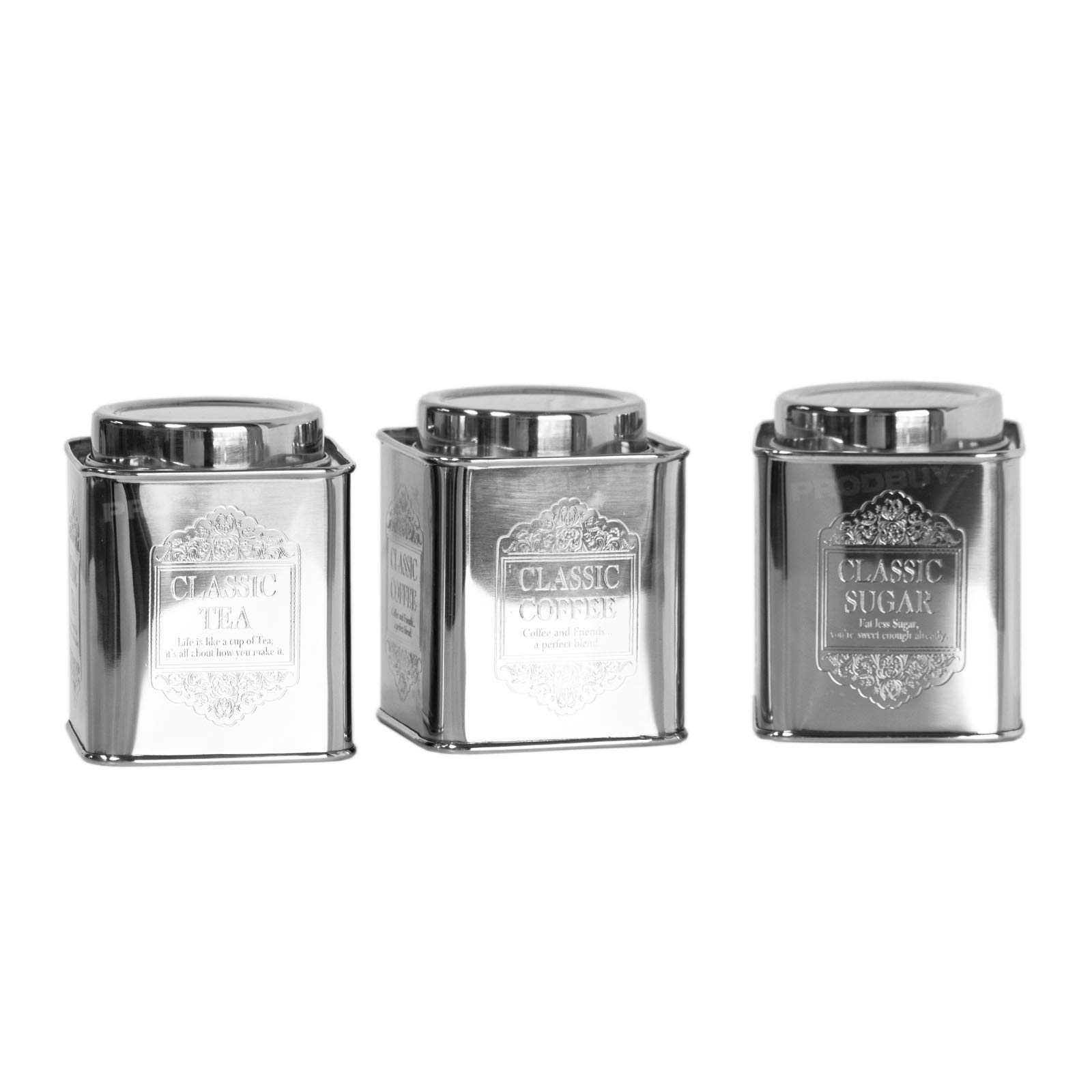 antique tea coffee sugar canisters