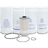 20972293 21707132 FF5369W 2x21707133 Filter Kit Fits for Volvo VNL VN VNM VNX VHD Volvo VE D11 D13 Includes Fuel, Bypass, Oil Filter Replace C8017, 6941666, PF7680