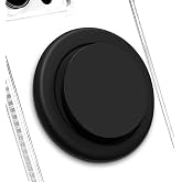 Magnetic Expandable Collapsible Phone Grip Holder, Minimalist Black Universal Cell Phone Stand, Portable Smartphone Accessory