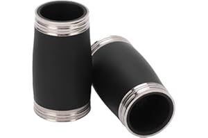 SPYMINNPOO 2PCS Two Section Clarinet, Clarinets Tuning Tube Tuning Tube Bb Treble Pitch Pipe Clarinet Replacement Accessories 58MM