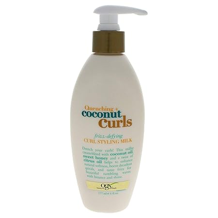 Ogx Coconut Curls Styling Milk 6oz (Frizz-Defying) by (OGX) Organix