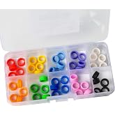 LA MIERE Dental Code Ring 50Pcs Large Silicone Dental Instrument Color Code Rings, Mix Color
