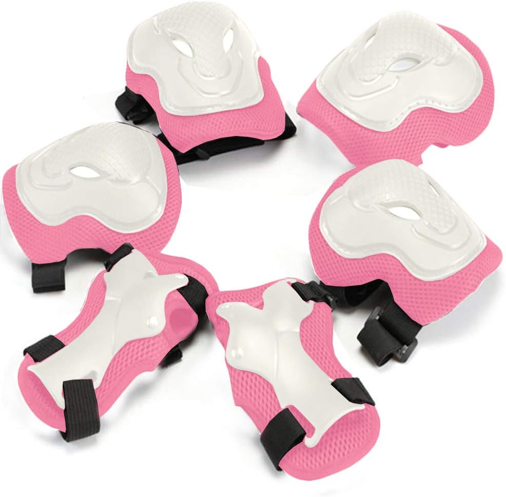 TOPCABIN Protective Gear Set Adult Knee Pads Elbow Pads Wrist Guard Safe Guard Pads for Inline Roller Skating Bicycle BMX BIKE Skateboard …