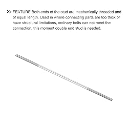 METALLIXITY Double Ended Stud Screws
