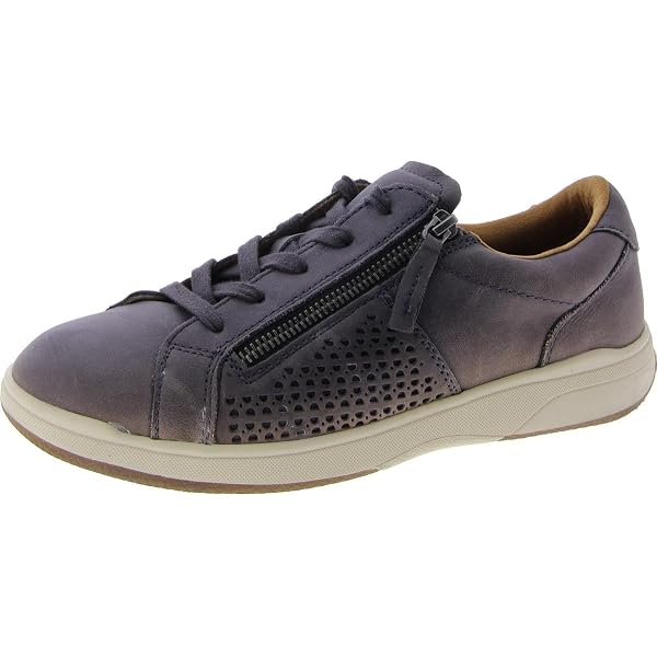 CAPRICE Sneaker Donna Low 9-23705-43 – Scarpe Ginnastica In Pelle Con Tecnologia AIRMOTION, Larghezza G, Colore Nero - 3