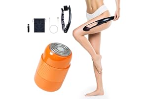 ETbyto Mini Shaver Extension Handle with Adjustable Length for Leg Razor and Back Shaver for Men,Multifunctional Self-Service Electric Back Hair Razor,Mini Portable Electric Shavers,Black