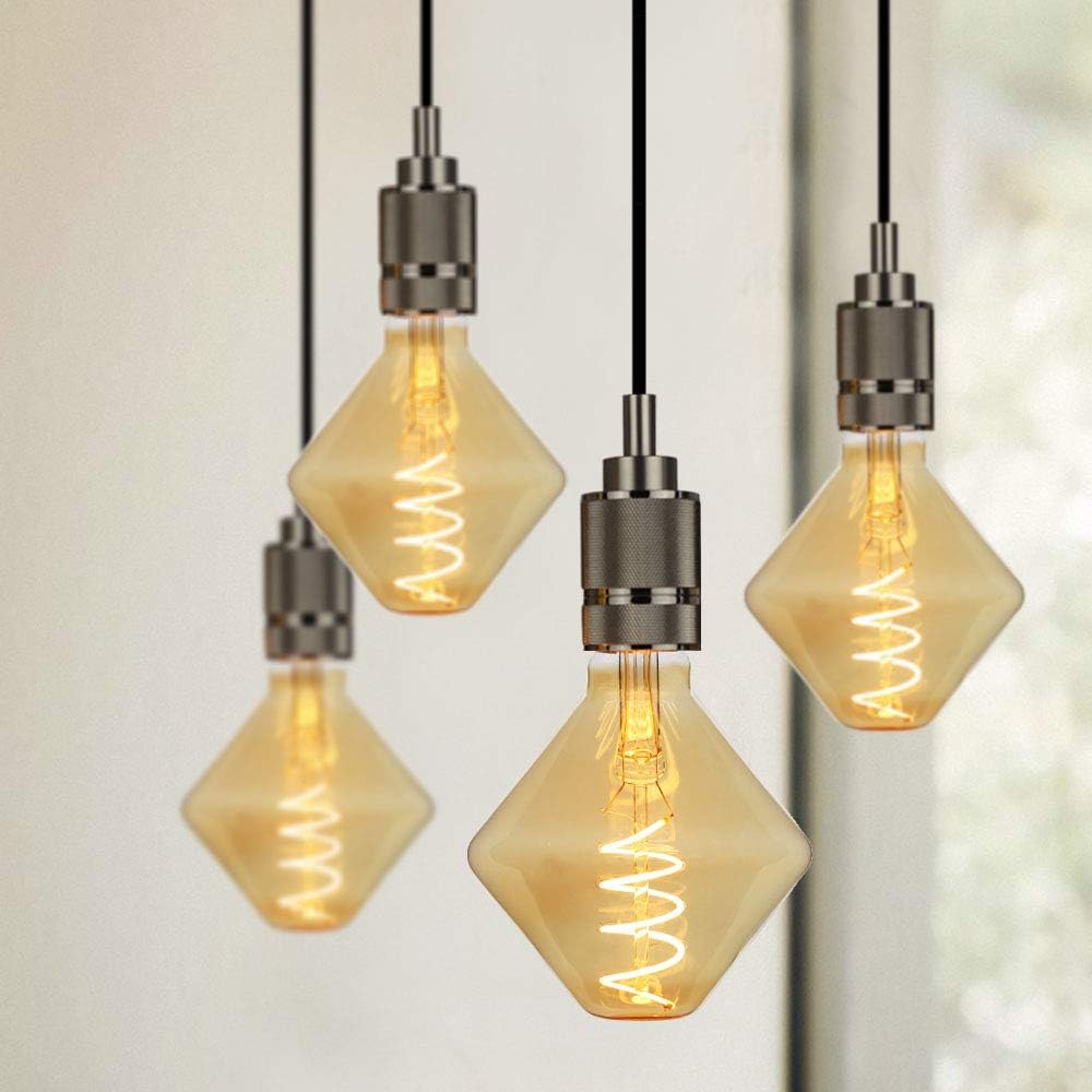 TIANFAN Vintage Led Bulb Gyro 4W Dimmable Spiral Led Filament Edison Bulb 220-240V E27 Deorative Light Bulb Warmth Glow - Image 3